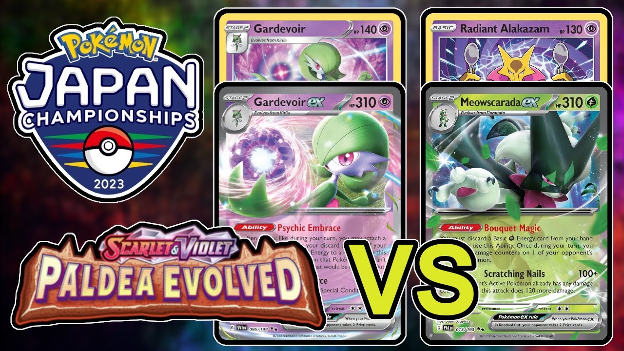 ROUND 9:  Gardevoir ex vs Meowscarada ex - Pokemon TCG Japan National Championships