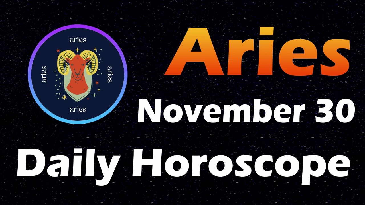 Aries Horoscope Today, Aries Tarot today, 30th November 2023 #AriesHoroscope #Horoscopia #AriesTarot