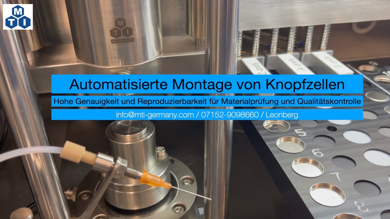 Automatisierte Montage von Knopfzellen