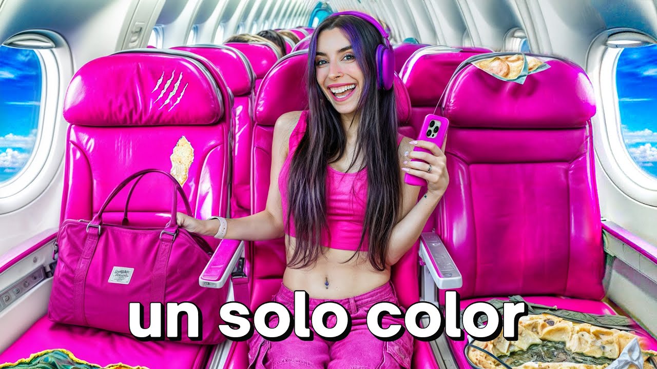 24 HORAS VIAJANDO DE COLOR ROSA