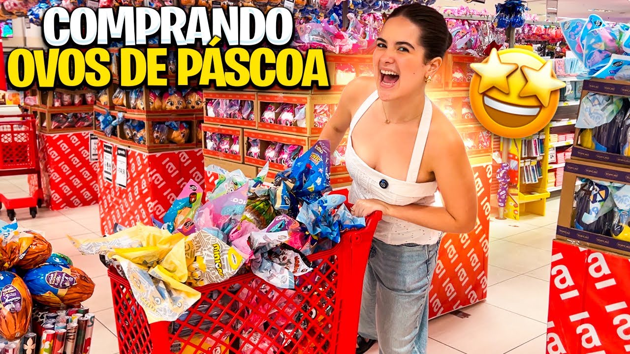 COMPRANDO OVOS DE PÁSCOA COM SURPRESAS 2026! 