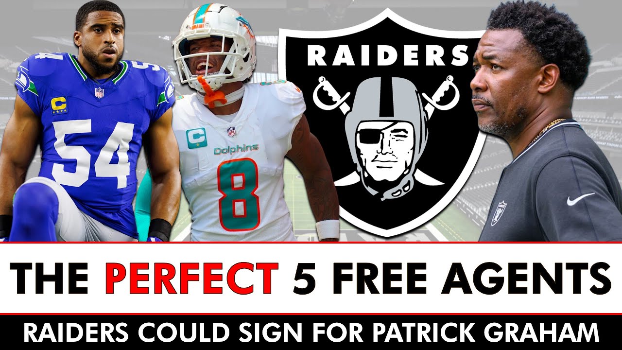 Raiders Free Agency: The PERFECT 5 NFL Free Agents To Target On Defense For Patrick Graham In 2025