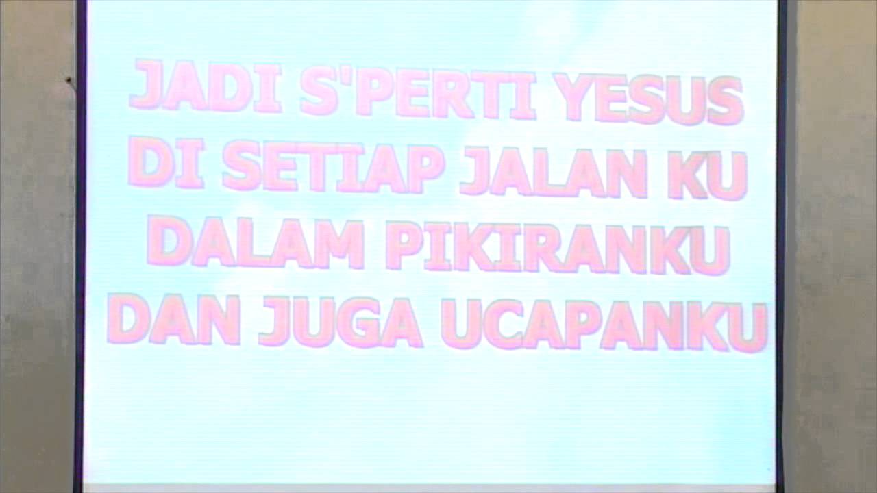 Jadi Seperti Yesus