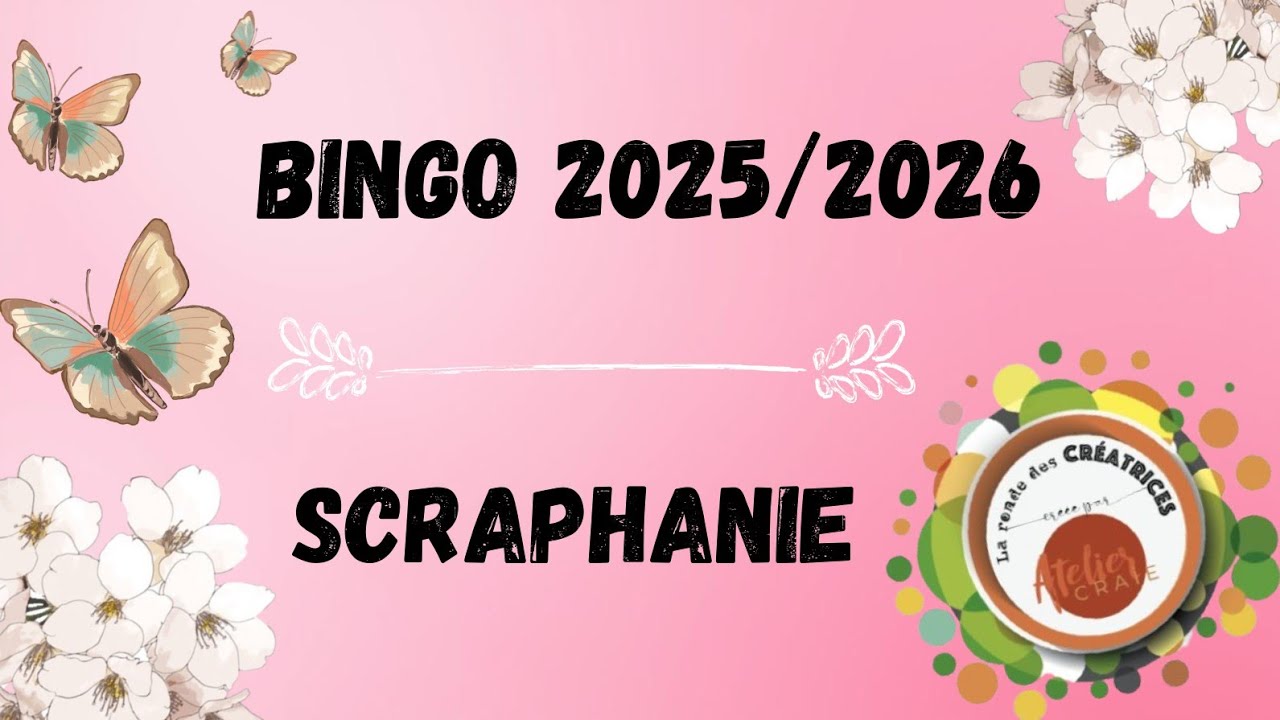 BINGO OCTOBRE 2025 #larondedescreatrices avec @ateliercraie-Sandrine 