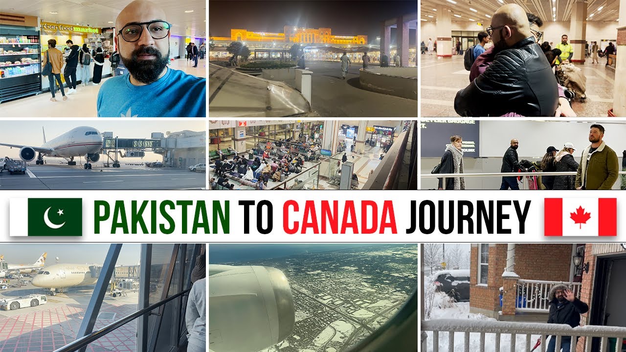 Pakistan to Canada | Travel vlog | Flying Abroad | Travel Journey | Airport vlog | vlog