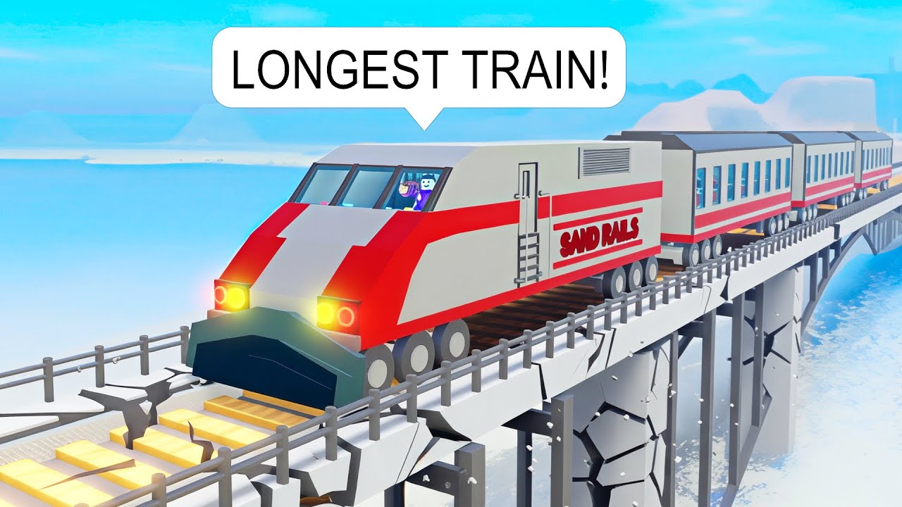 I Drive LONG Train BUT Bridge Can't Handle the WEIGHT