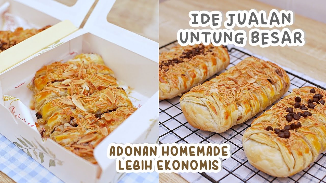 4 BAHAN!! Tampilan Premium – BUDGET EKONOMIS!! PRAKTIS!! Ide Jualan HITS : RESEP STRUDEL