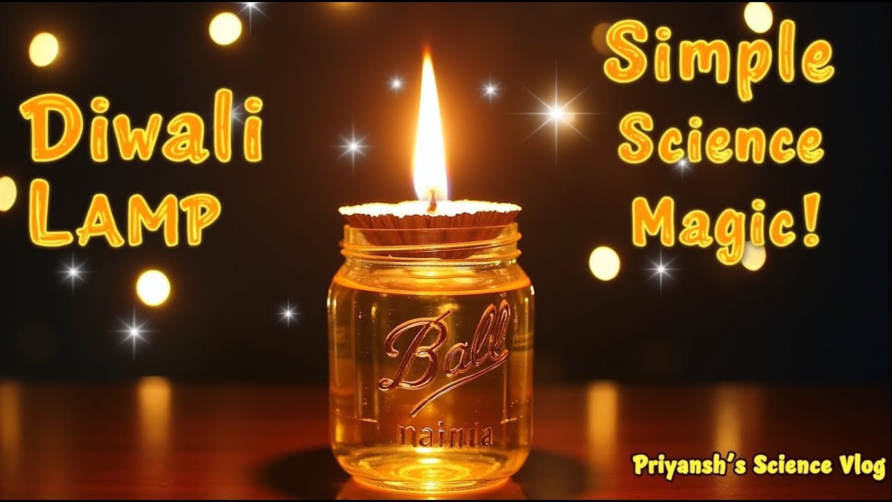 Homemade Water Lamp 🪔 | Science with Oil, Cotton & Foil | Simple DIY Experiment by Priyansh 🔥