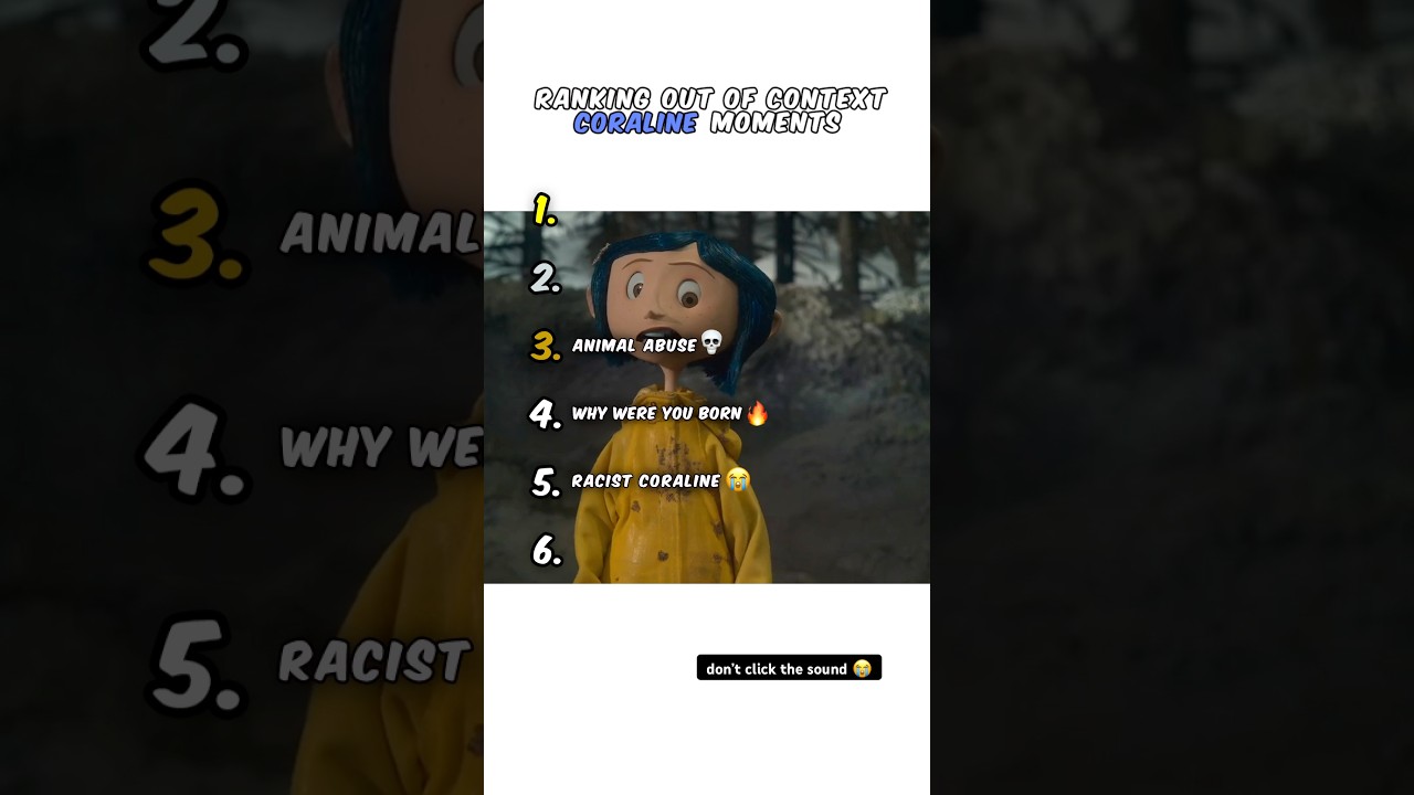 Ranking Coraline Moments 😭