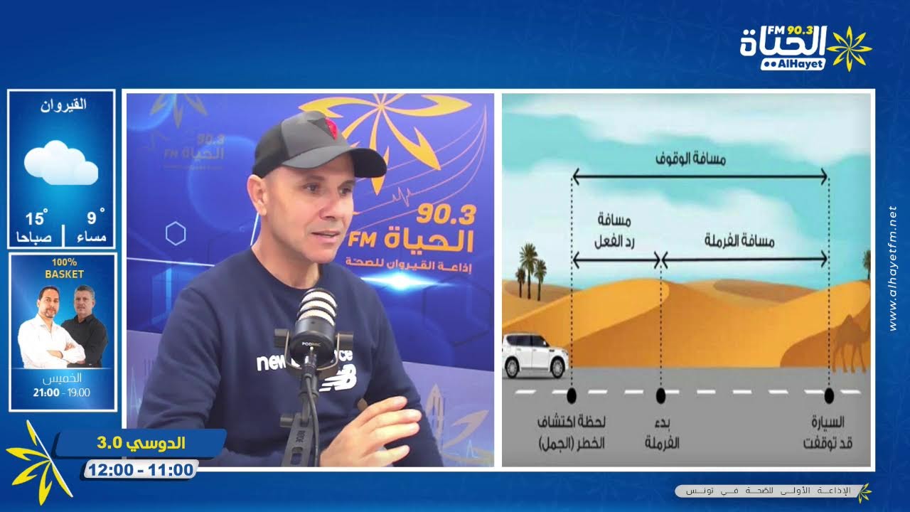 نصائح لمستعملي الطريق عند تساقط الأمطار