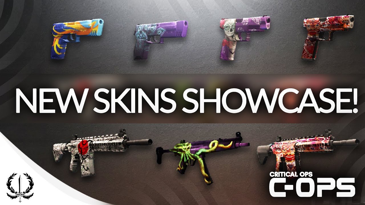 Critical Ops - NEW SKINS SHOWCASE [VIDEO MADE BY ROOGHZ]