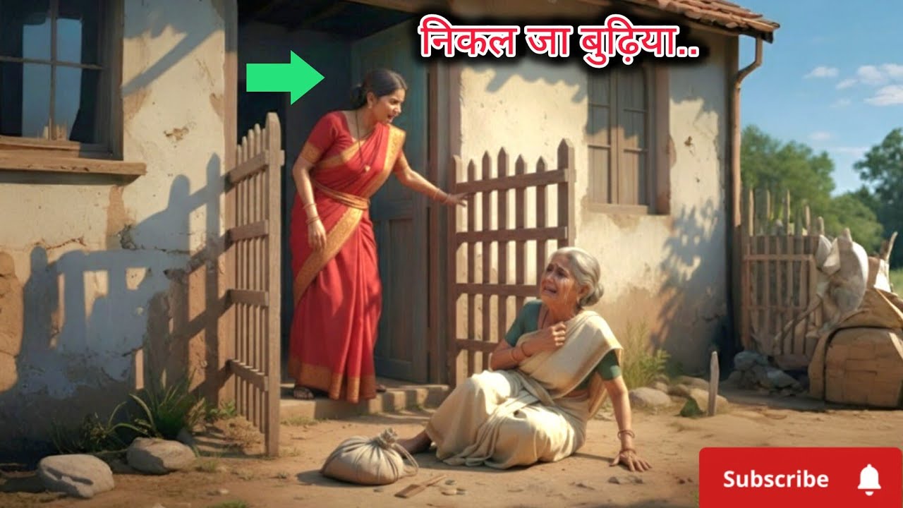 निकल जा बुढ़िया..भूख से तड़पती सास को बहु ने निकाला घर से..तब जो हुआ..