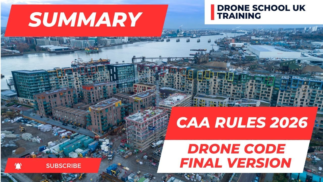 Подтверждены изменения в правилах CAA по использованию дронов с 2026 года | ⚠️ Смотрите видео позже