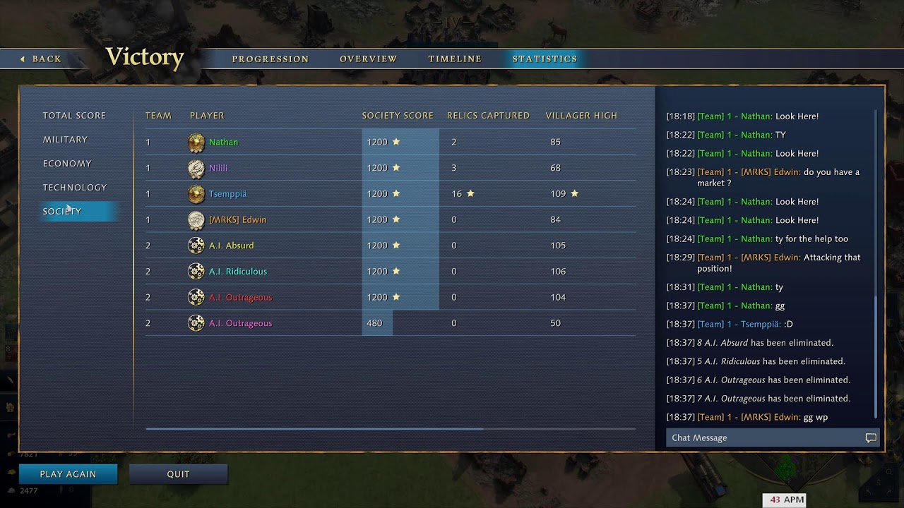 AOE4 4v4 coop Delhi