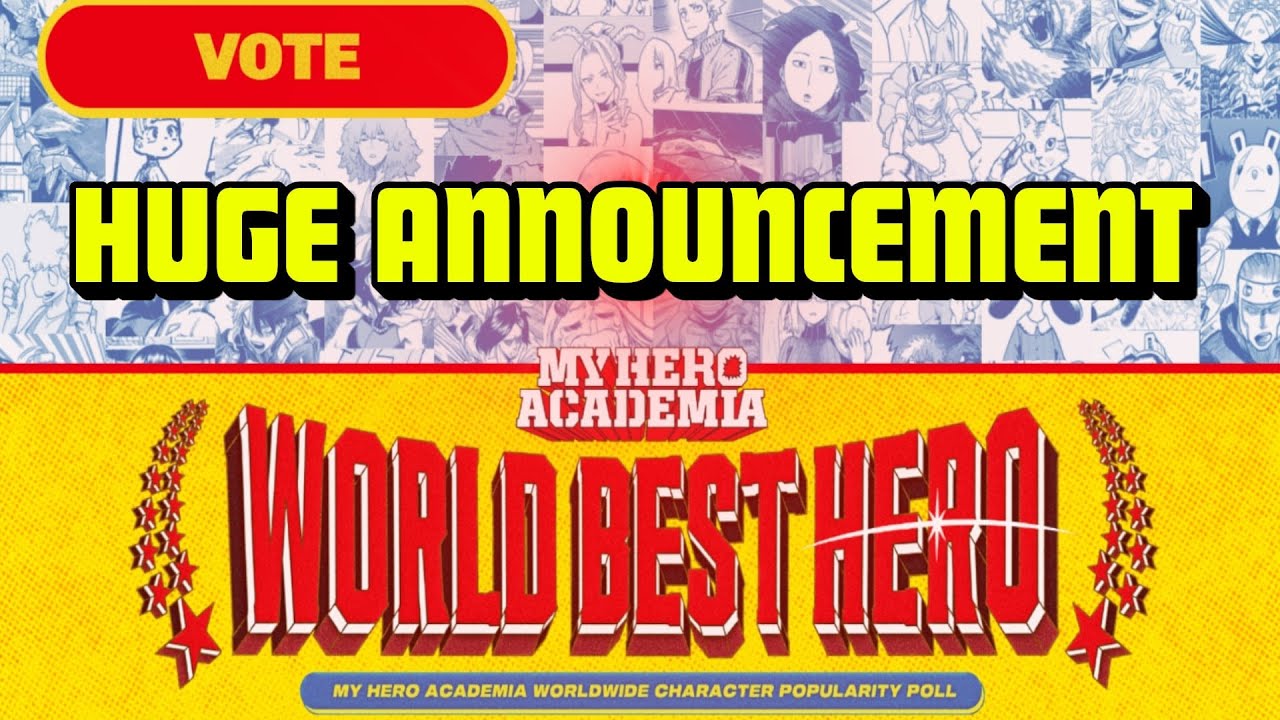 My Hero Academia's 'HUGE' Announcement is...