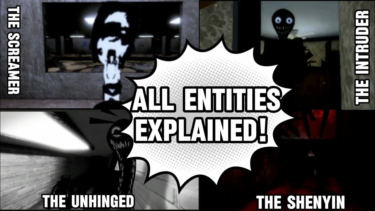 The intruder || ALL ENTITIES EXPLAINED! (Entity 1 - 11)  || Roblox The intruder all entity explained