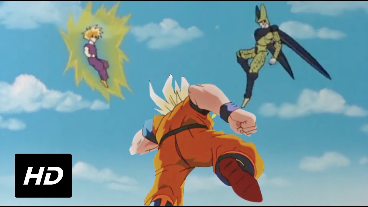 ¡TODOS AL ATAQUE! Goku SÍ tiene un PLAN para derrotar a Cell. Dragon Ball Z. Cell Games.