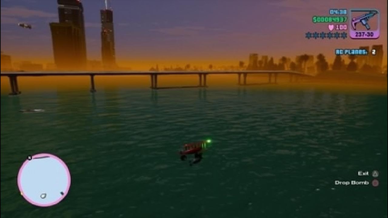 Grand Theft Auto: Vice City – The Definitive Edition Bombs away