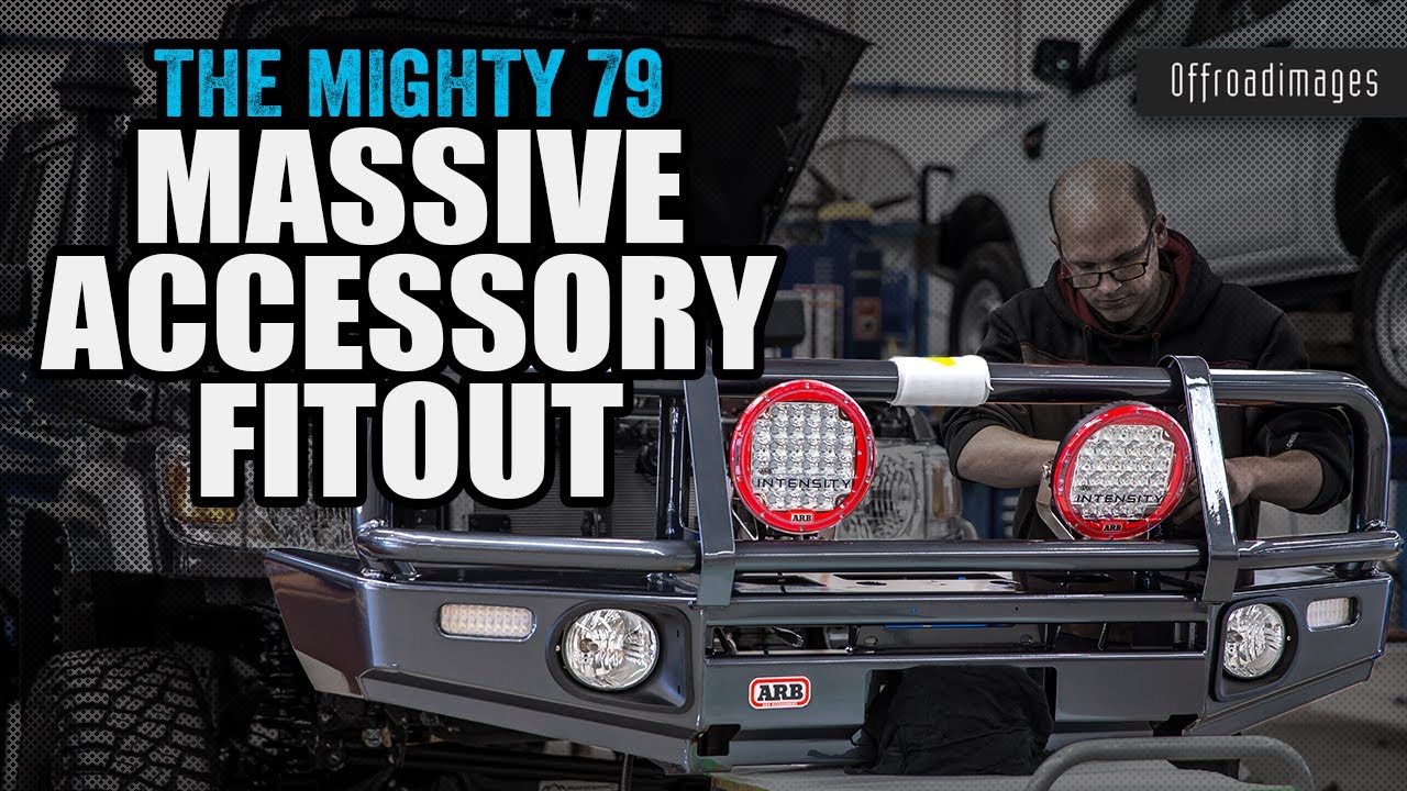 ARB 4X4 Gear, lighting systems and recovery gear in the Mighty 79 Landcruiser