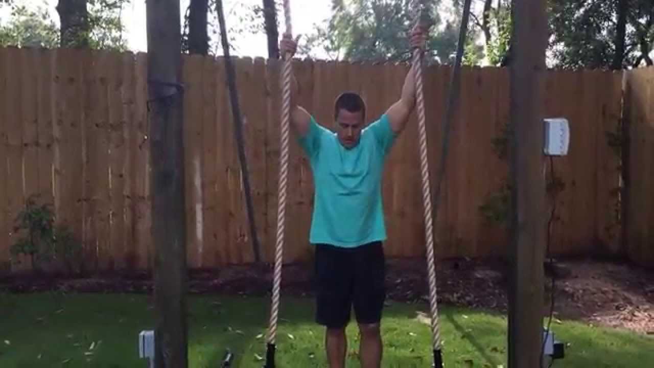 16' Double Rope Climb (Outdoor Workout featured move)