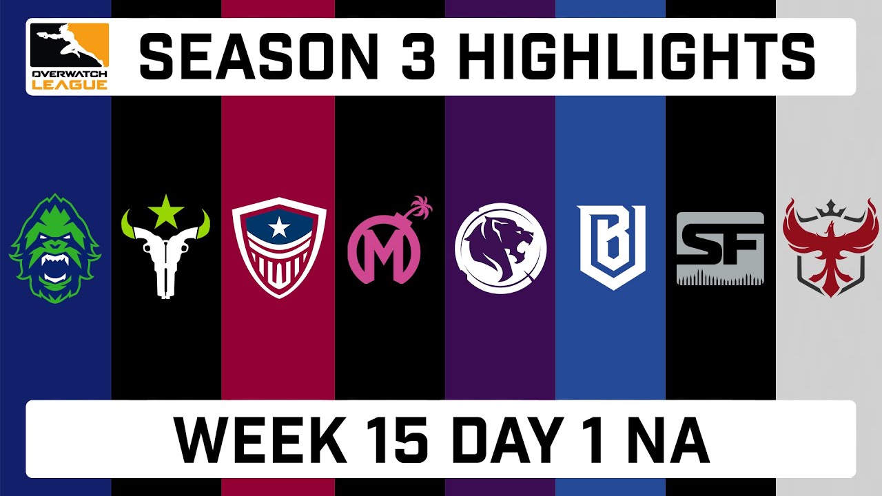 Overwatch League Season 3 Week 15 Day 1 NA Highlights