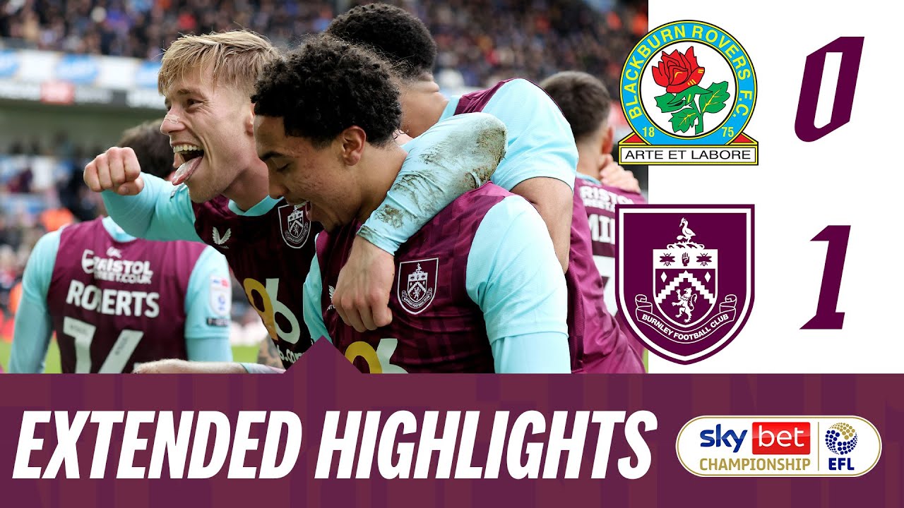 Flemming Heads Clarets Home With Three Points + Full Time Scenes | Blackburn Rovers 0-1 Burnley