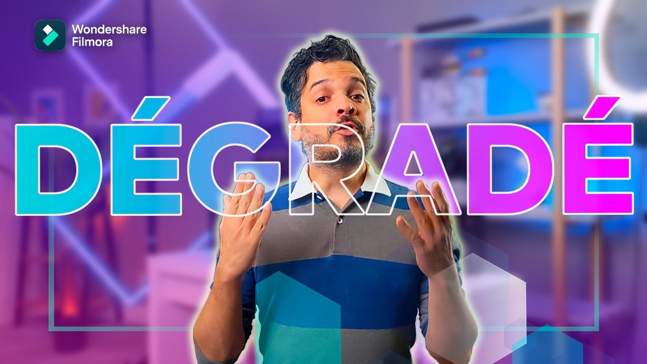Effet de DÉGRADÉ de texte FACILE  || TUTO Montage Filmora
