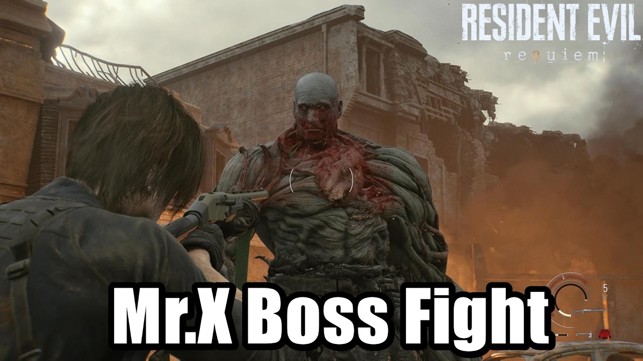 Resident Evil Requiem - How To Defeat Mr. X Super Tyrant Boss Fight