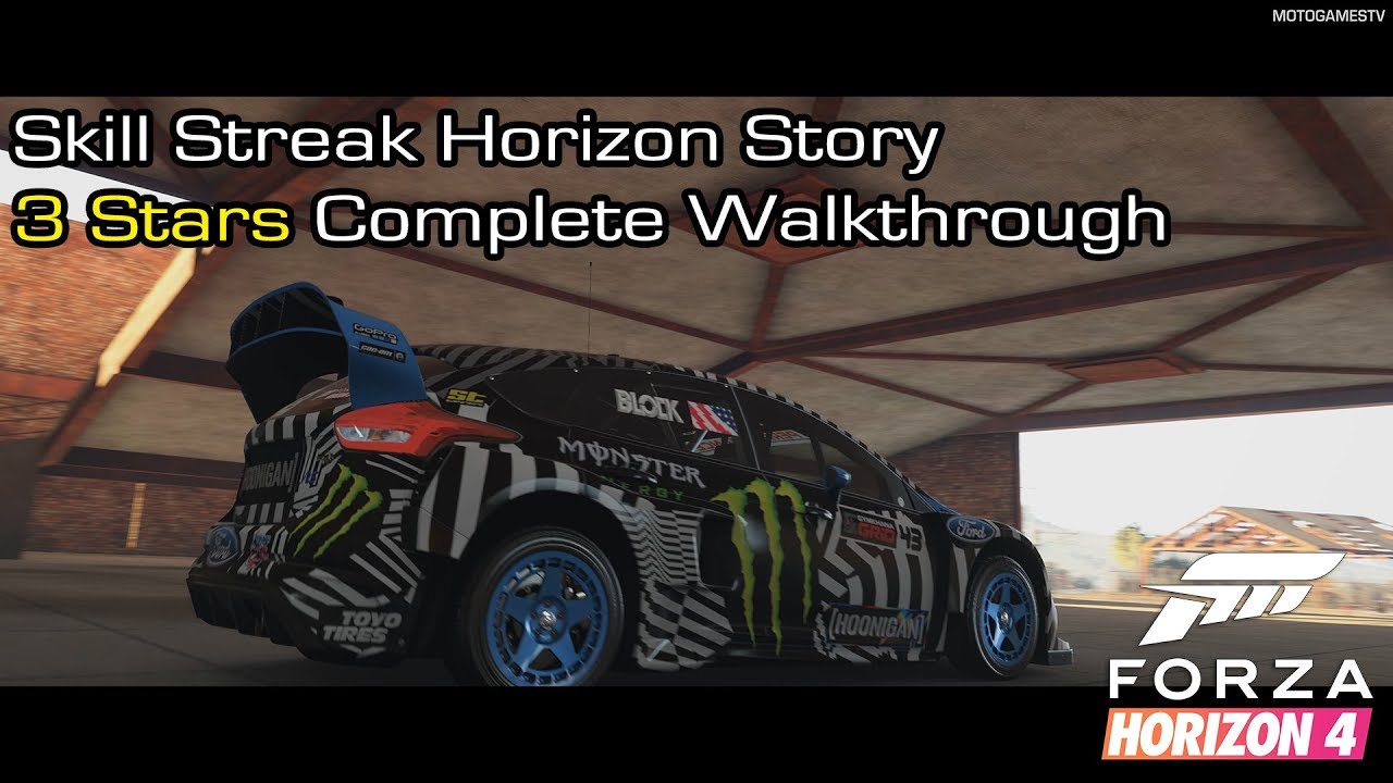 Forza Horizon 4 - Skill Streak Horizon Story (3 Stars Complete Walkthrough)