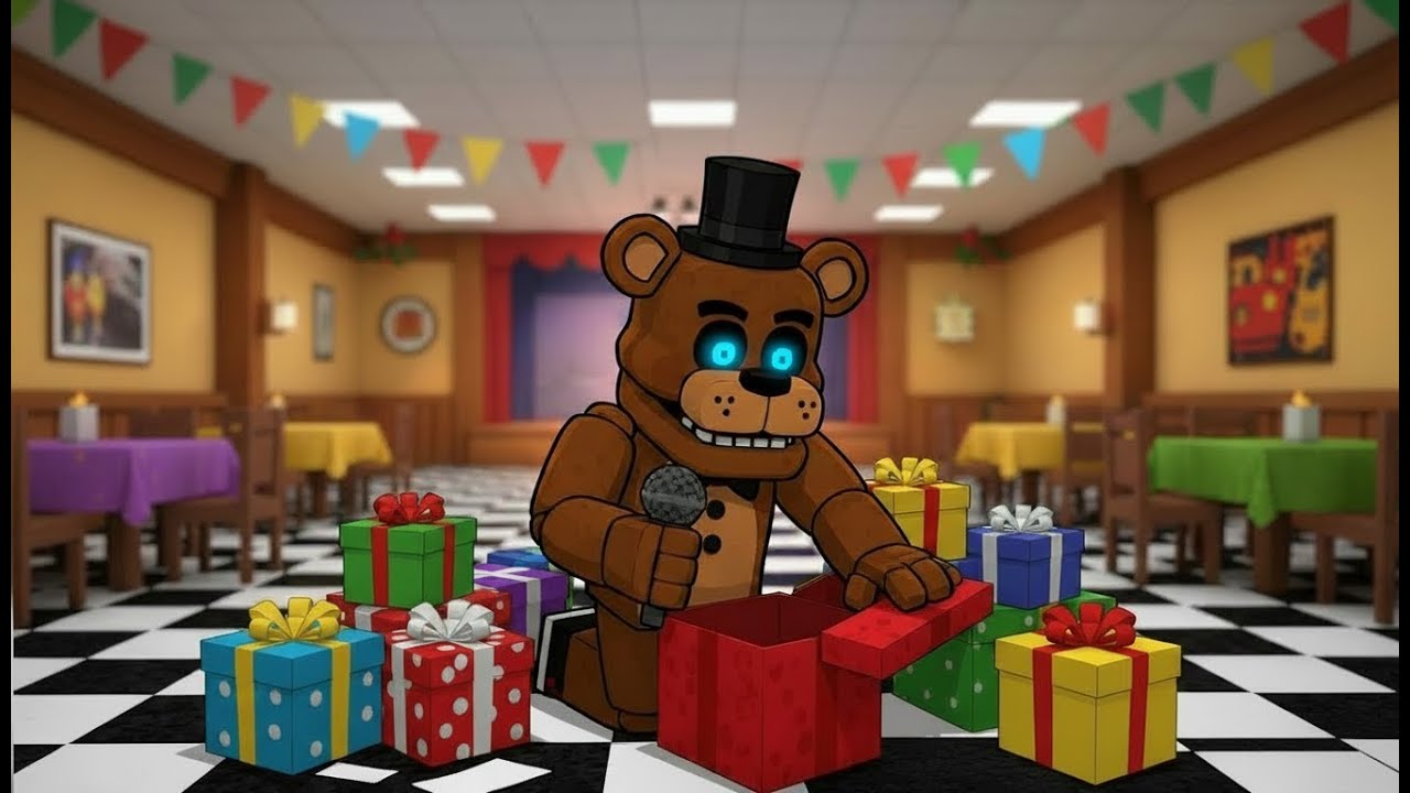 Presents Scavenger hunt?! | Minecraft Fnaf Special