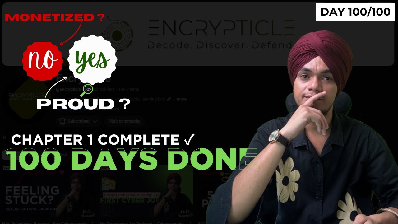 100 Days of Ethical Hacking – Mera Journey & Tumhara Next 6 Months Ka Plan (Finale)