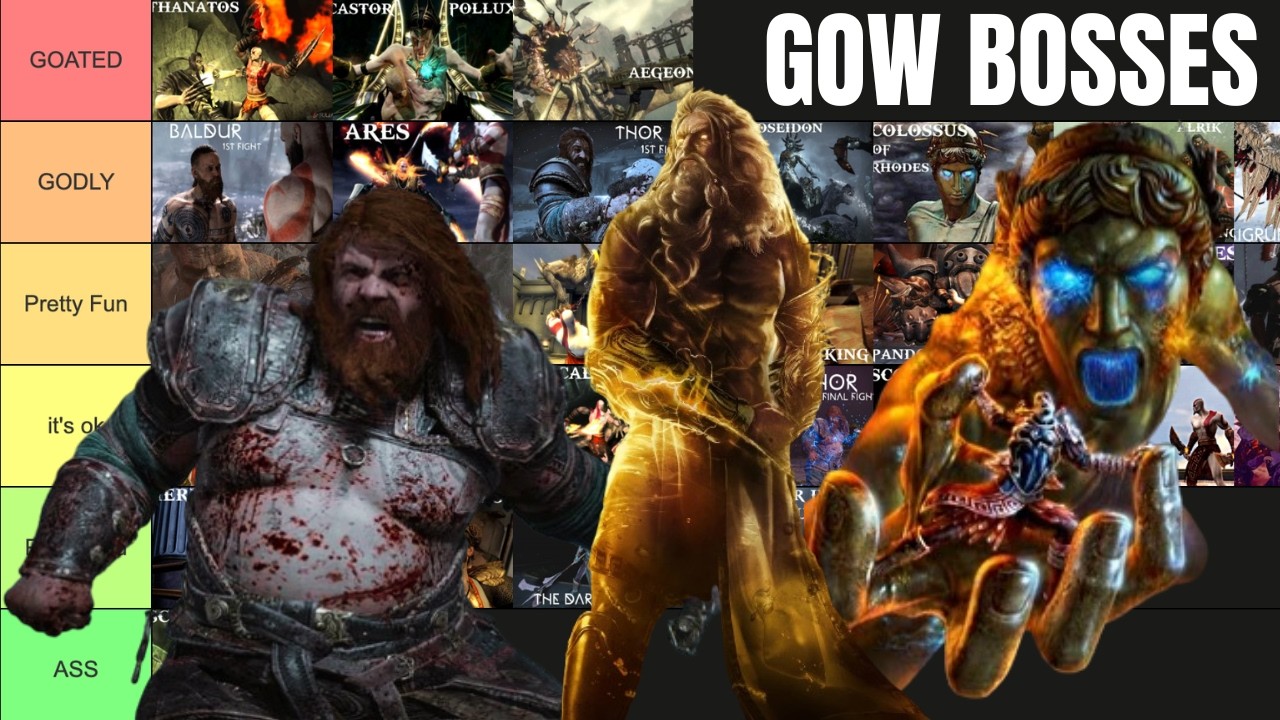 Ranking God Of War Bosses!