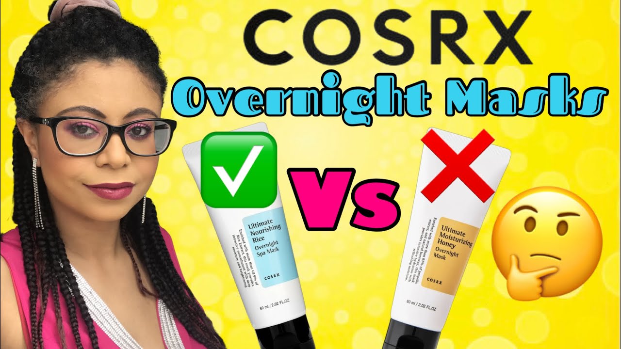 Cosrx Ultimate Nourishing Rice Overnight Spa Mask & Ultimate Moisturising Honey Overnight Mask