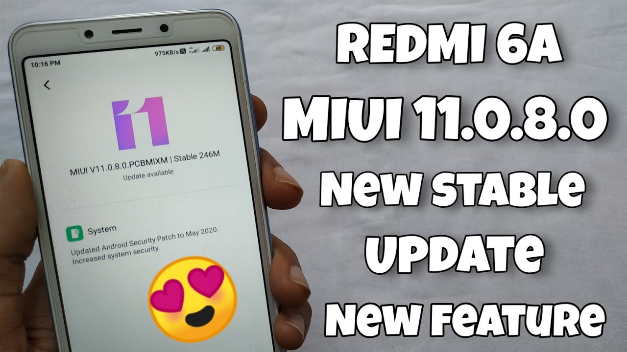 Full Review - REDMI 6A MIUI 11.0.8.0 Global Stable Update | 5 New Features & Bug Fixs