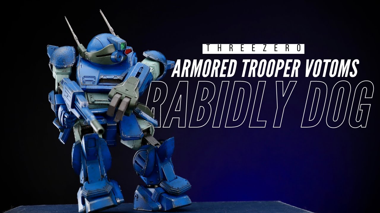 Stunning detail!!! threezero ROBO-DOU Armored Trooper VOTOMS Rabidly Dog figure ASMR review!