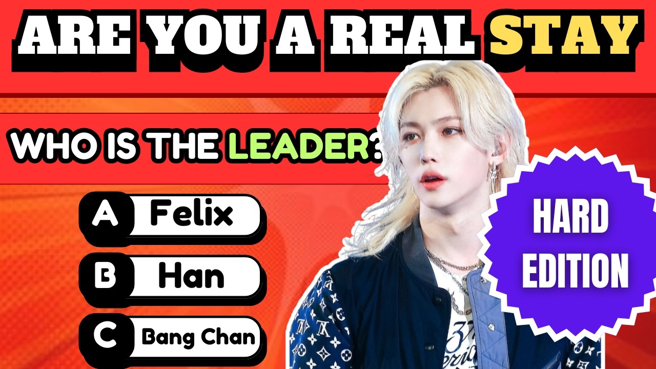 🔥 Только настоящие STAY могут набрать 40/40! 🤯 | Сложная версия | Ultimate Quiz Stray Kids