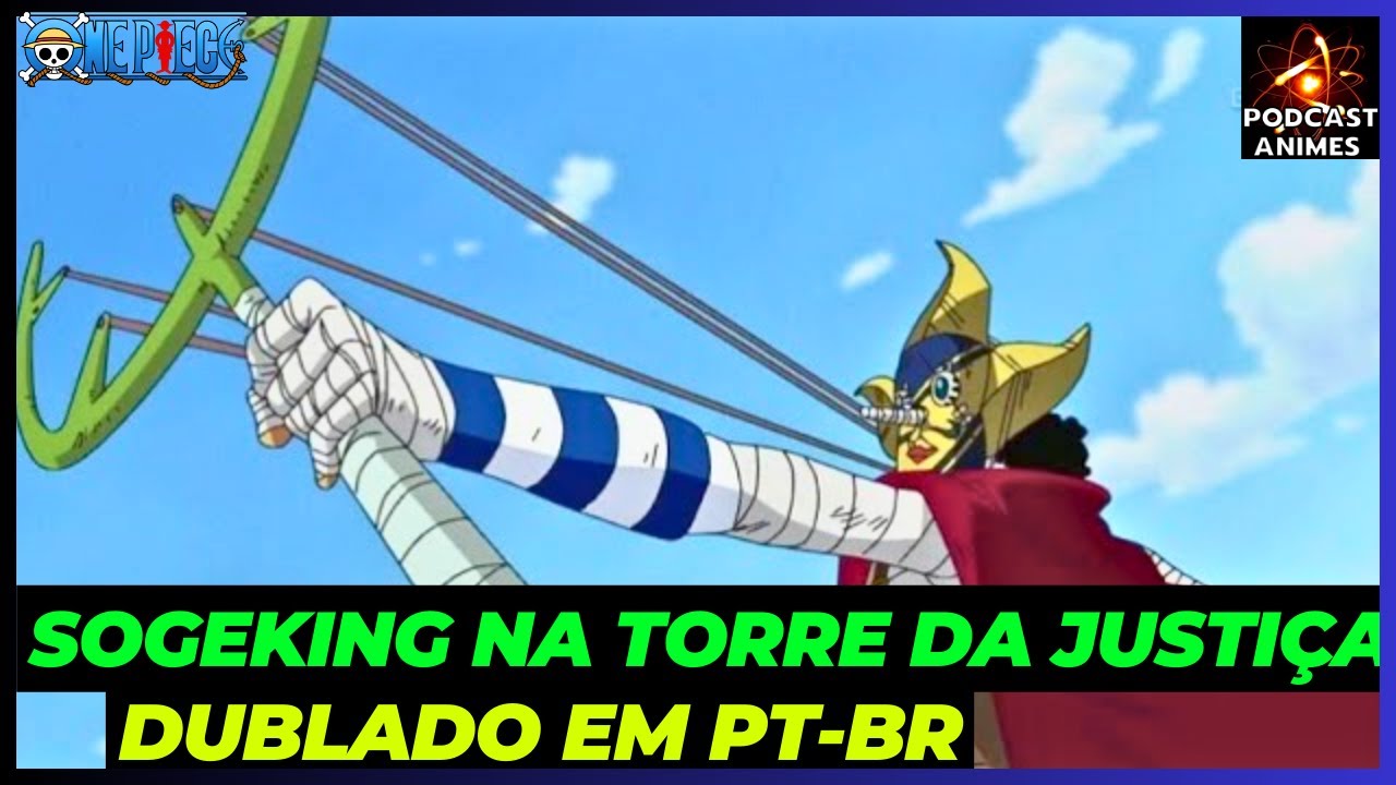 SOGEKING SALVA  NICO ROBIN EM ENIES LOBBY - ONE PIECE DUBLADO
