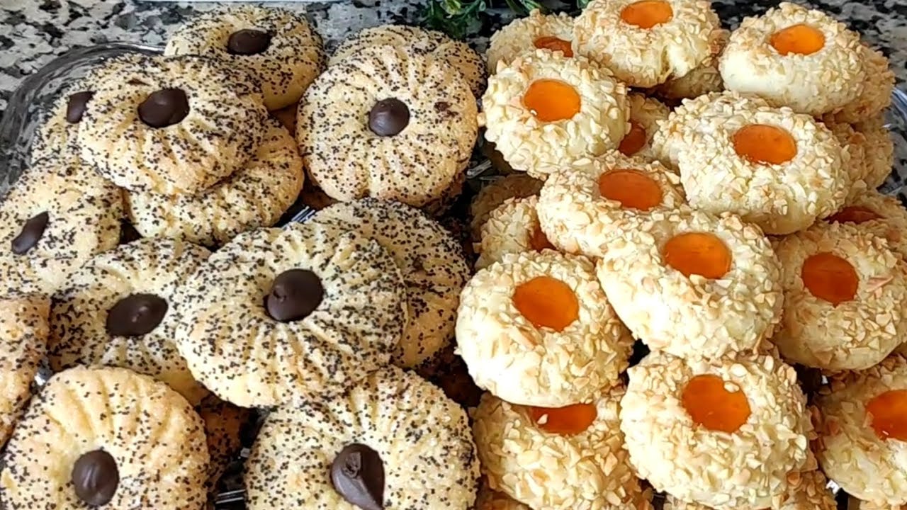 حلويات العيد 🥰 بعجين واحد اتحضري جوج حليوات ساهلين اقتصاديين ومذاق مختلف 