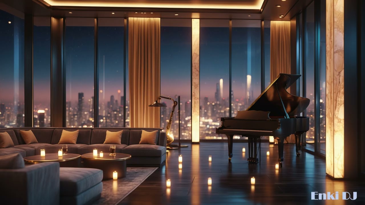 Cozy Rainy Window Jazz Lounge – Relaxing Ambience for Deep Focus