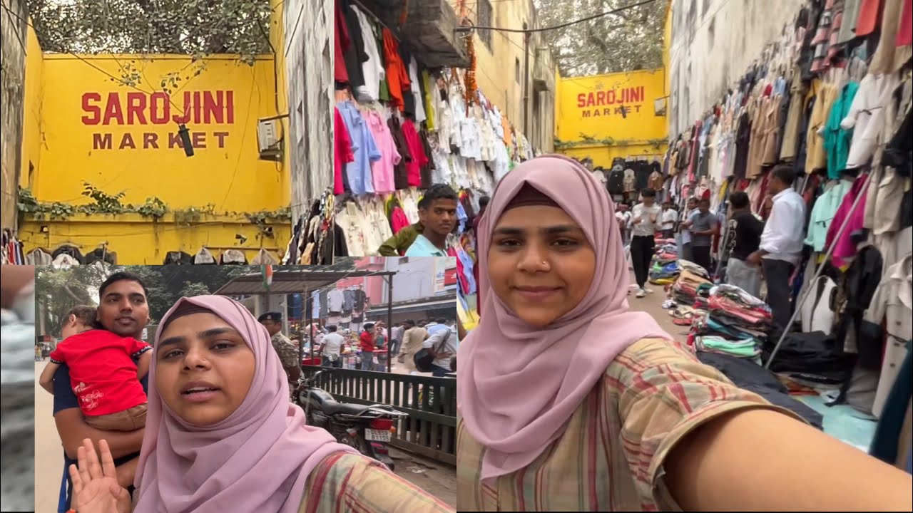 Sarojini market  || cheapest market in Delhi || Sarojini market vlog 😍 #sarojininagar 