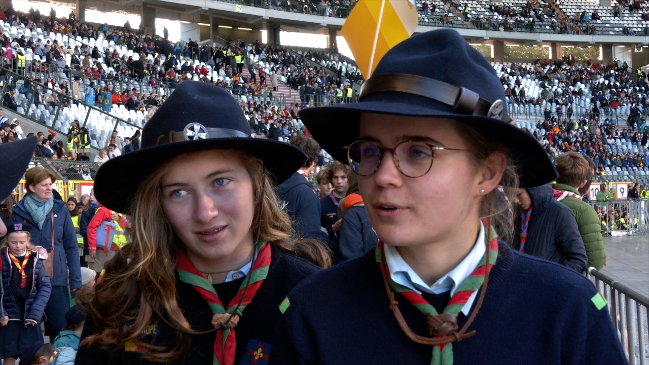 La joie des Belges après la venue du Pape