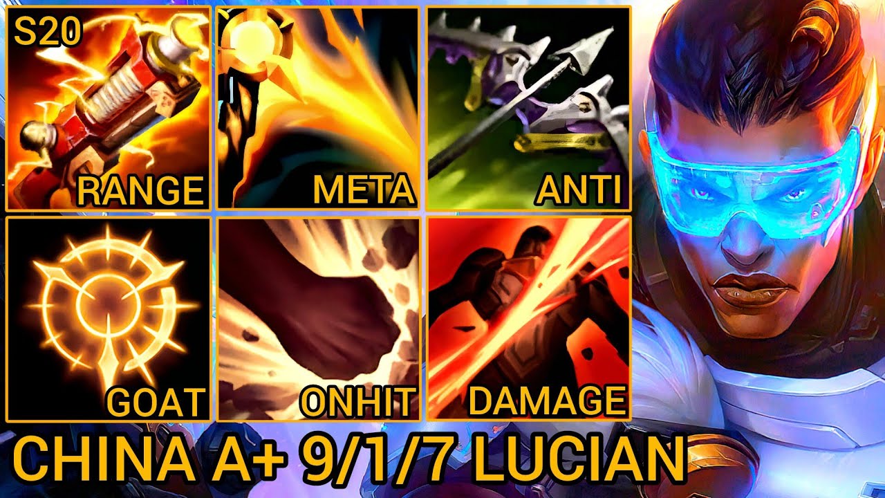 Lucian Duo Lane ADC Rating A+ 9/1/7 - China Wild Rift New Meta Build & Runes By Tiarty