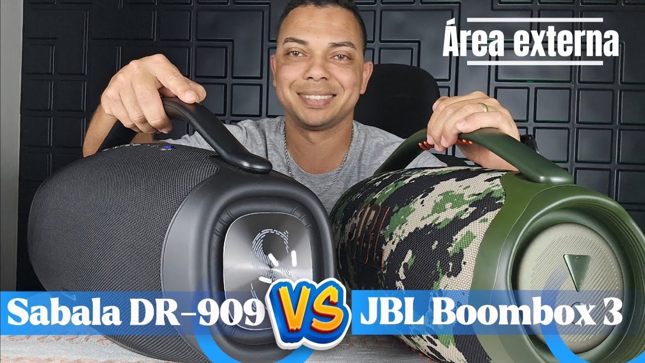 Sabala DR-909  vs Boombox 3 . ÁREA EXTERNA.  QUEM GANHA?