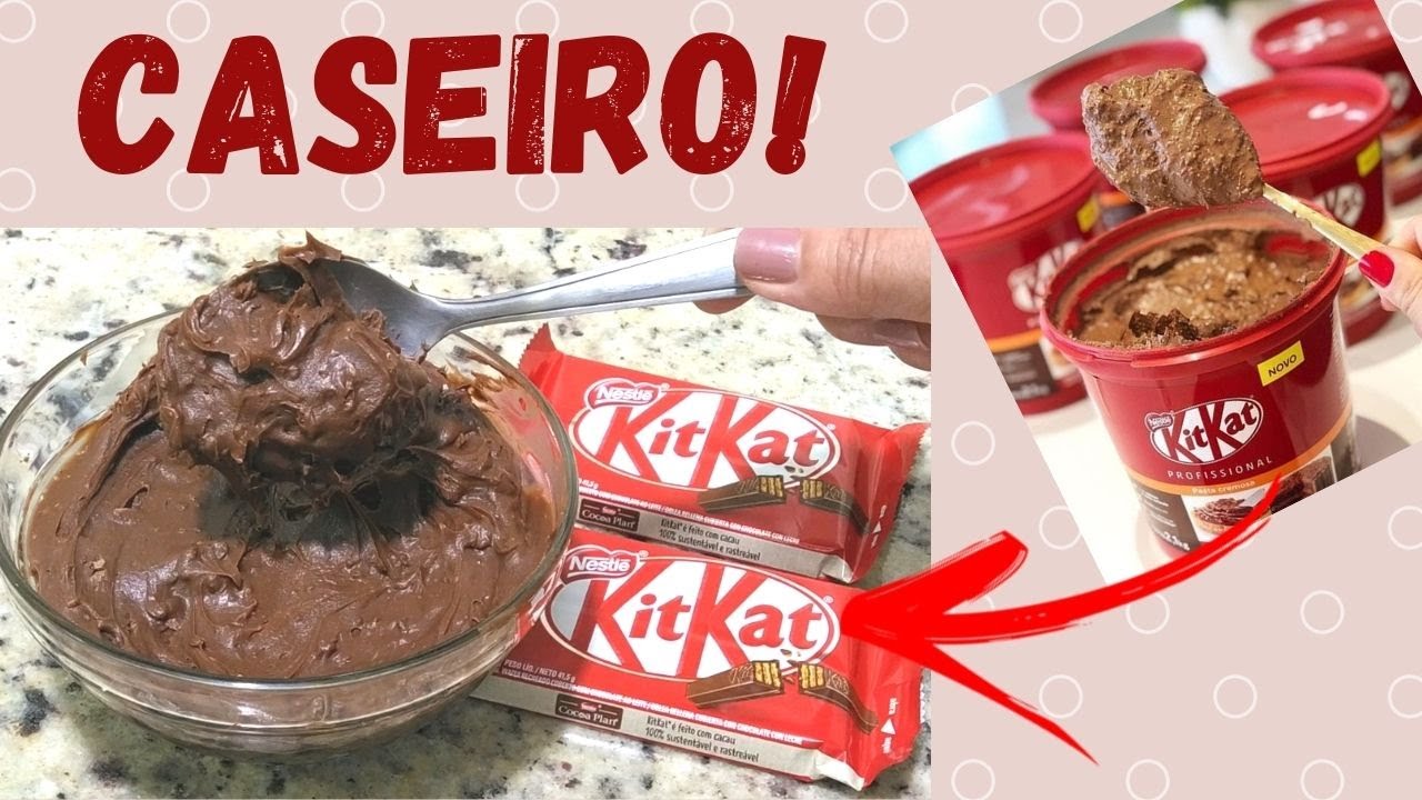 RECHEIO KIT KAT CASEIRO! Confesso que só acreditei quando provei!