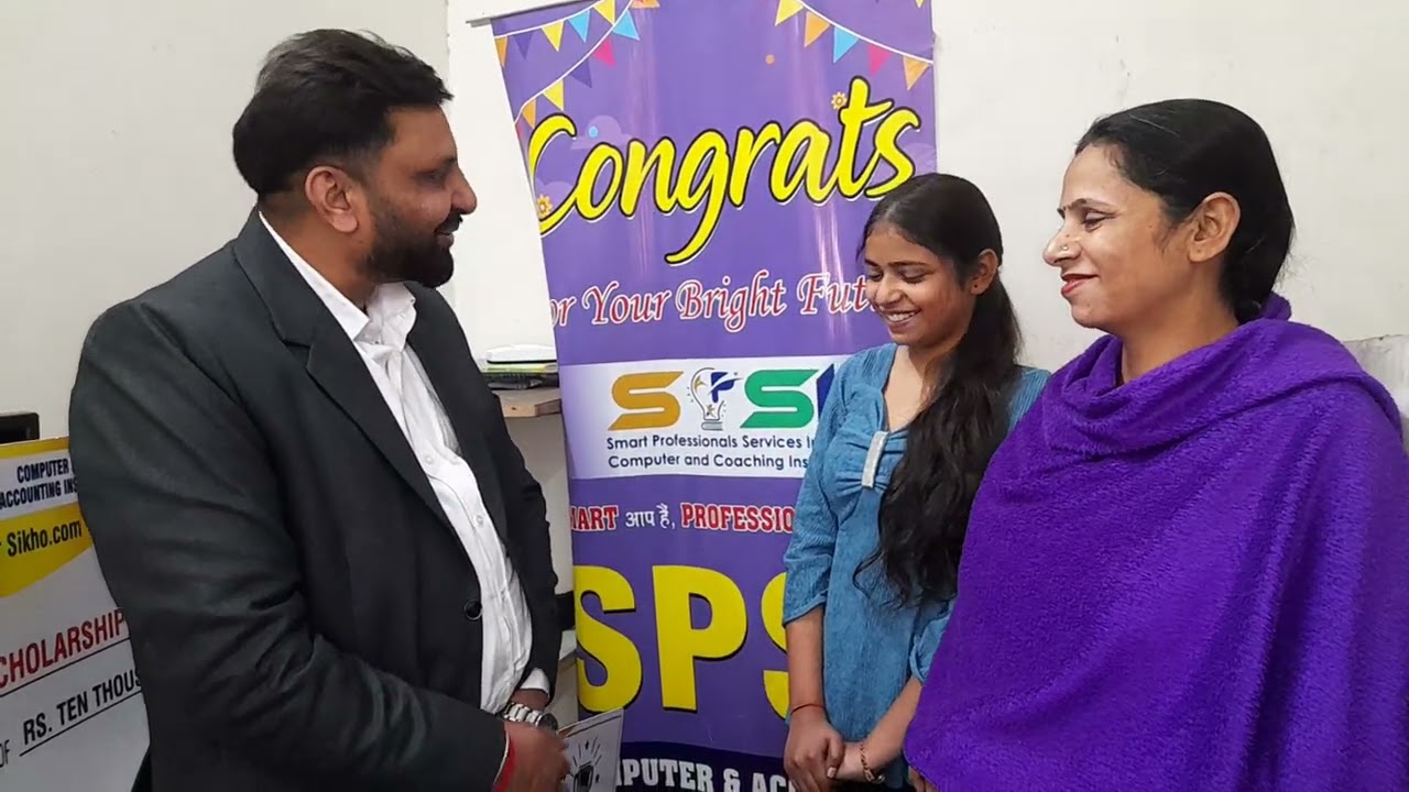 My SPSI Accounting institute Ke Founder And CEO Adocate Mr.Naresh Kumar Sir second prize scholarship
