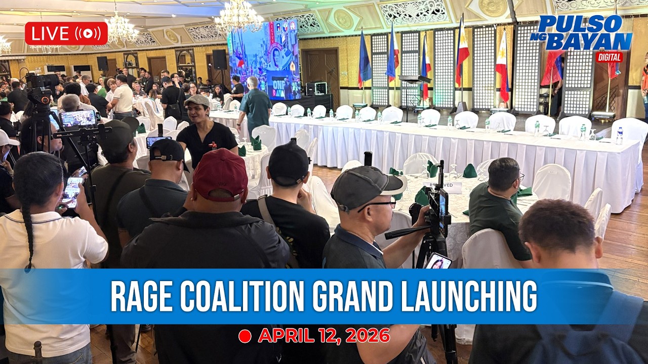 LIVE: Rage Coalition Grand Launching | April 12, 2026