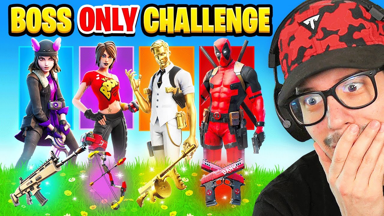The *RANDOM* BOSS Challenge in Fortnite! (IMPOSSIBLE)