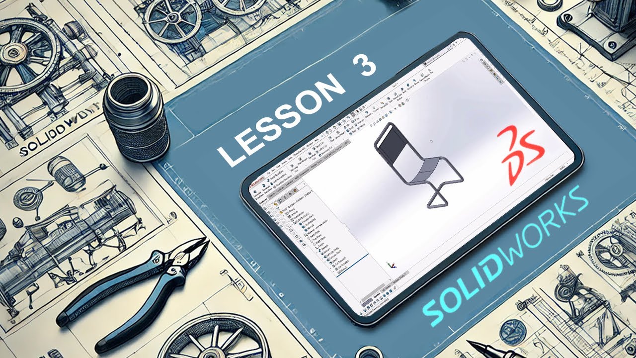 #SolidWorks Lesson 3, Project based | ENGLISH