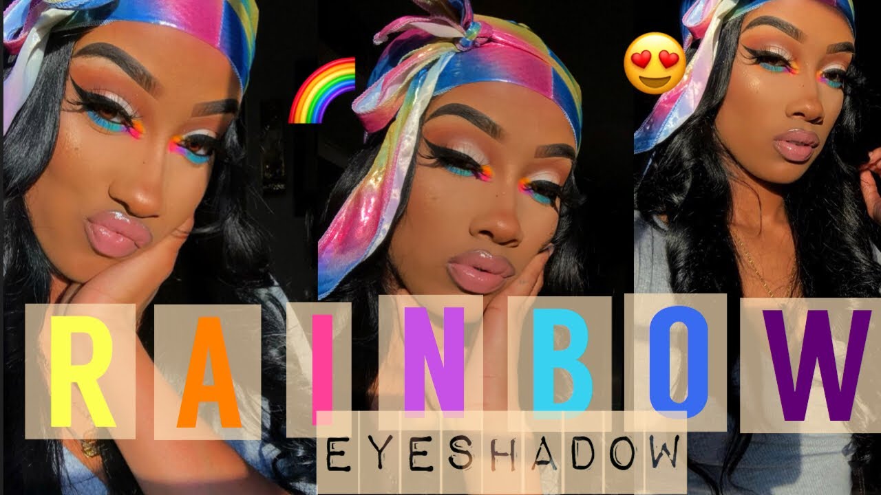 *REQUESTED* RAINBOW EYESHADOW LOOK