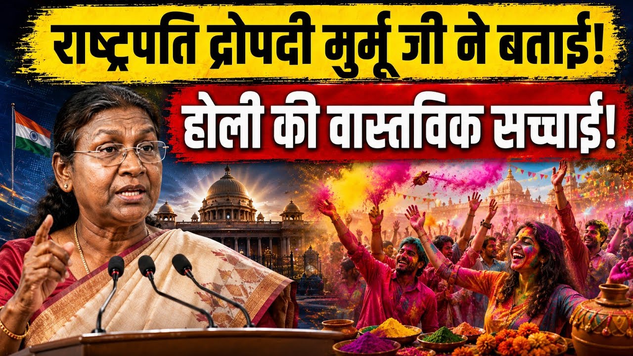 होली की वास्तविकता, जिसे सदियों से छिपाया गया | द्रौपदी मुर्मू के बयान से मचा हड़कंप | Holi Festival